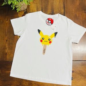 Uniqlo Pokémon popsicle white T-shirt size XL